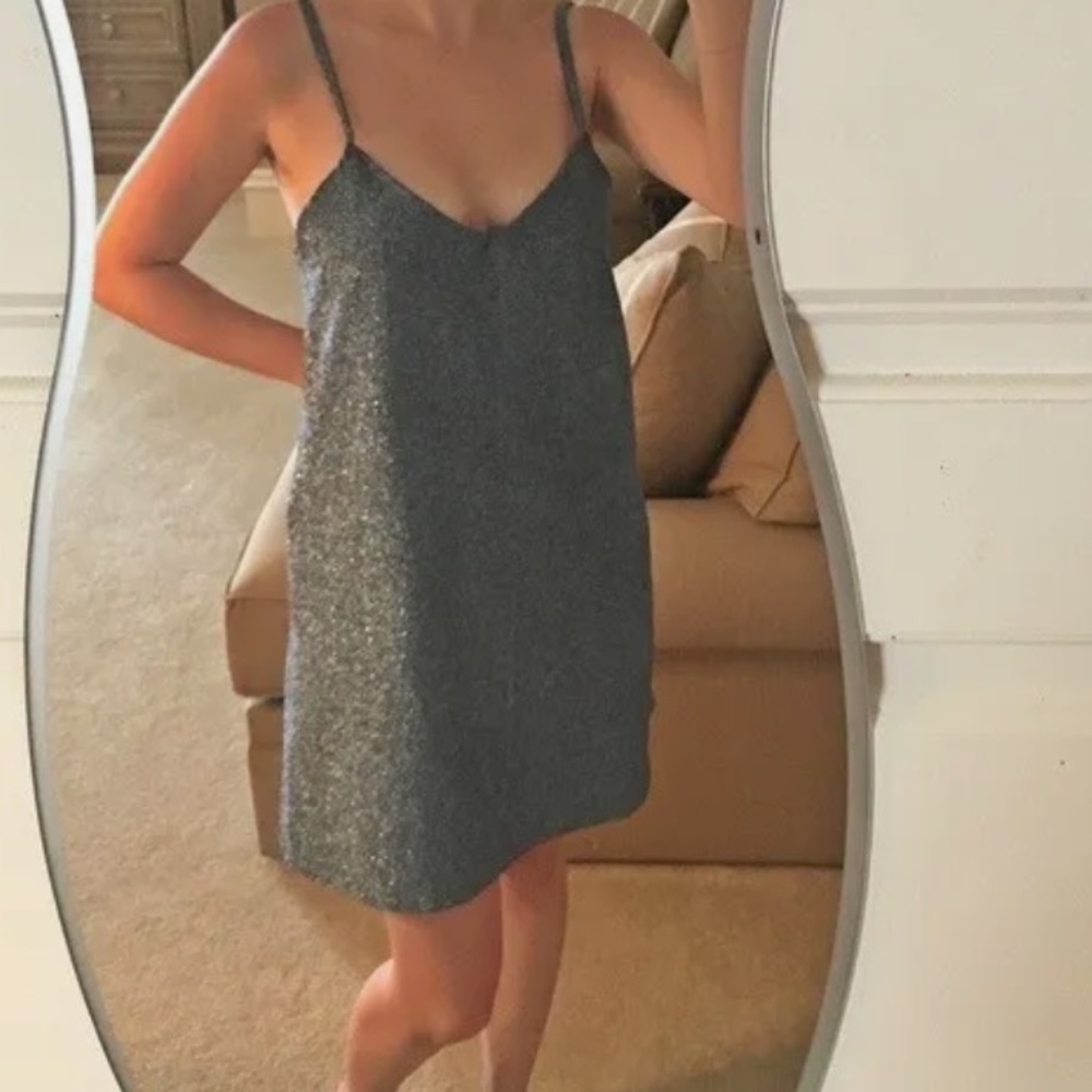 Zara Glittery Mini Dress